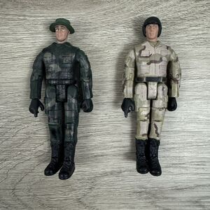 2 QTY - World Peace Keepers Military Soldier 4" Action Figures - M&C Toy 2012